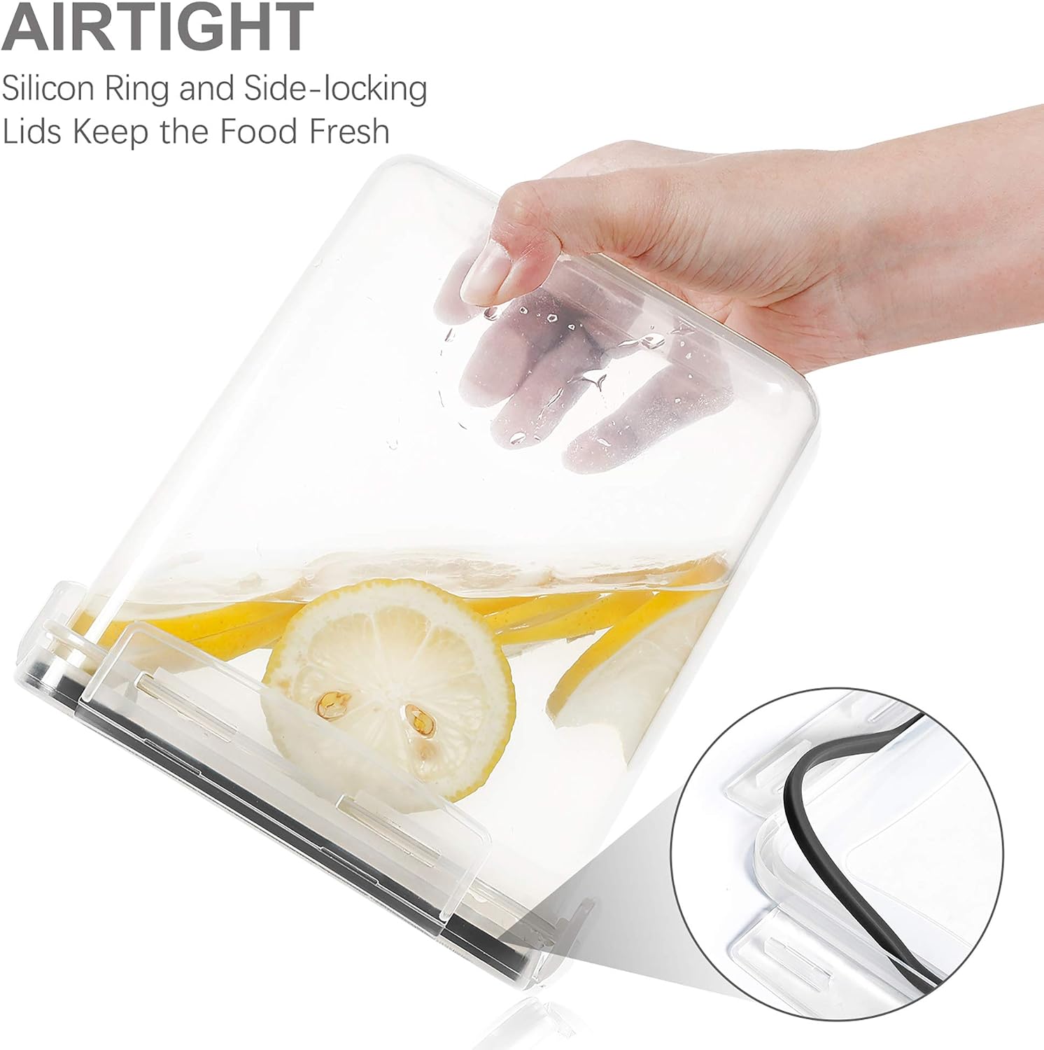 PANTRYSTAR Airtight Food Storage Containers with Lids, 7 PCS