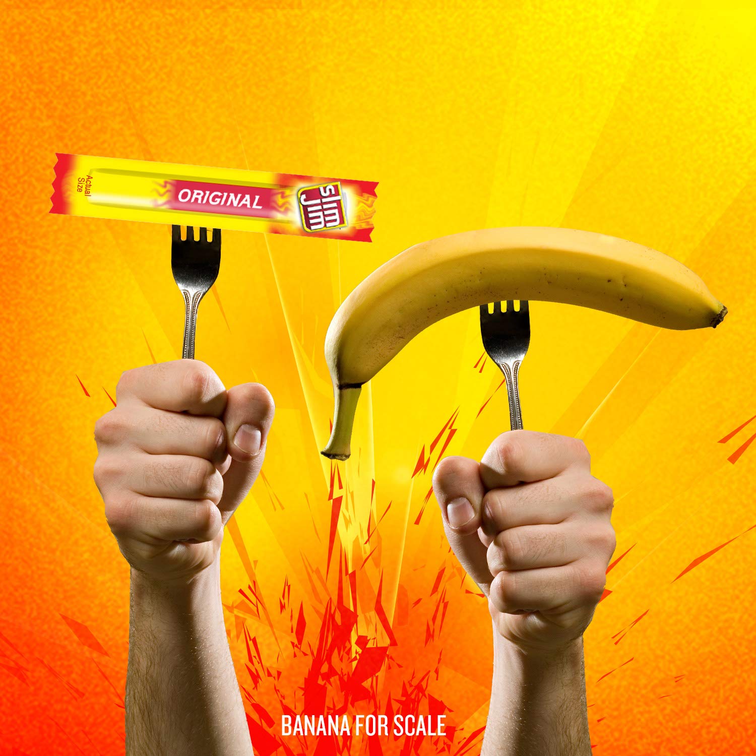 Slim Jim Smoked Jerky Snack Sticks, Original Flavor, 0.28 oz., 14-ct
