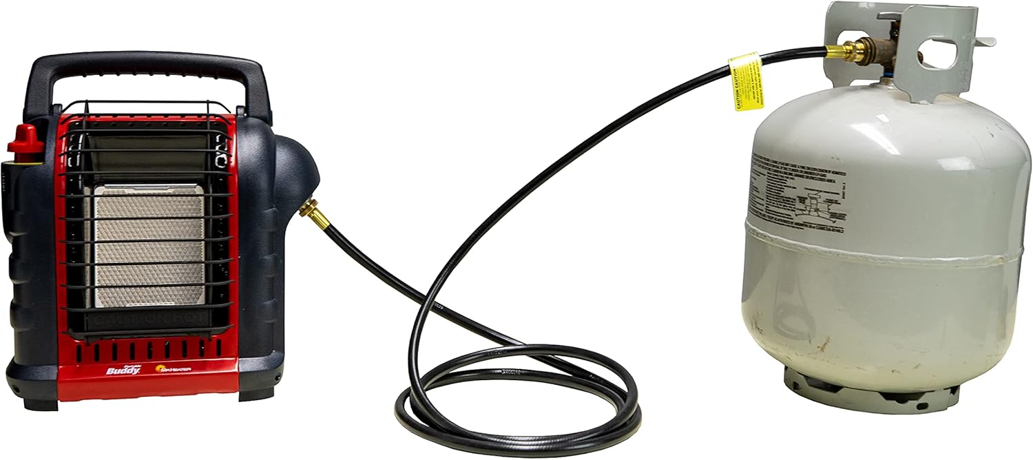 Mr. Heater F273704 Buddy Series Hose Assembly - 10-ft.,Black,Small