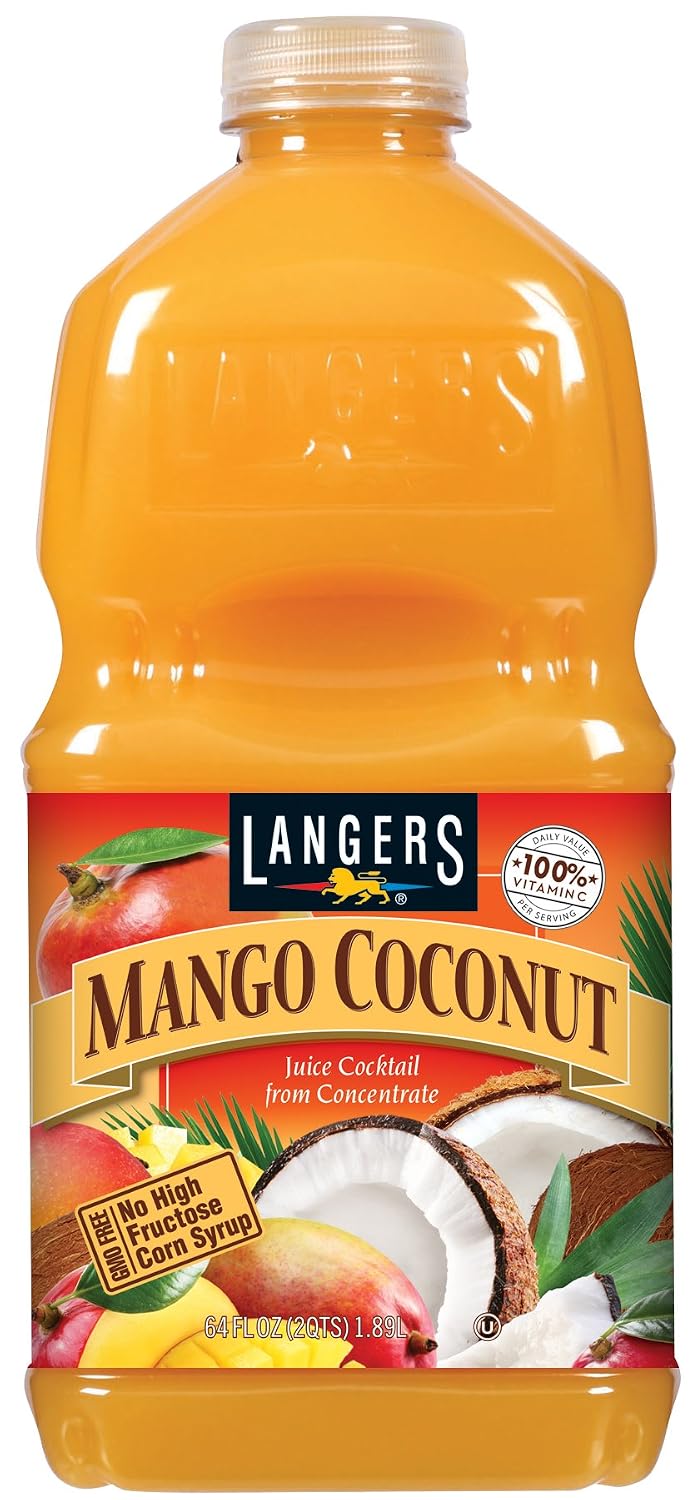 Langers Juice Pineapple Cocktail Juice, 15.2 Fl Oz (Pack of 12)