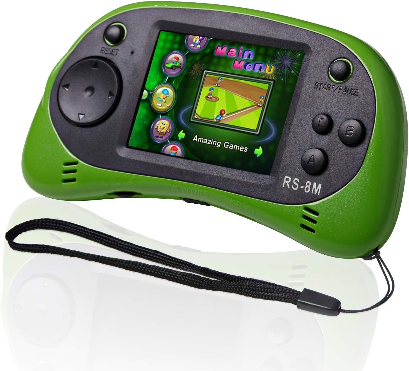 Kids Handheld Portable Video Game Player with 200 Games - 16 Bit 2.5 Inch Screen Mini Retro Electronic Machine for Boys Girls