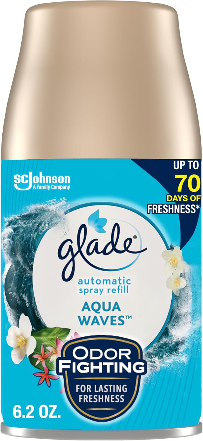 Glade Automatic Spray Refill, Air Freshener for Home and Bathroom, Cashmere Woods, 6.2 Oz