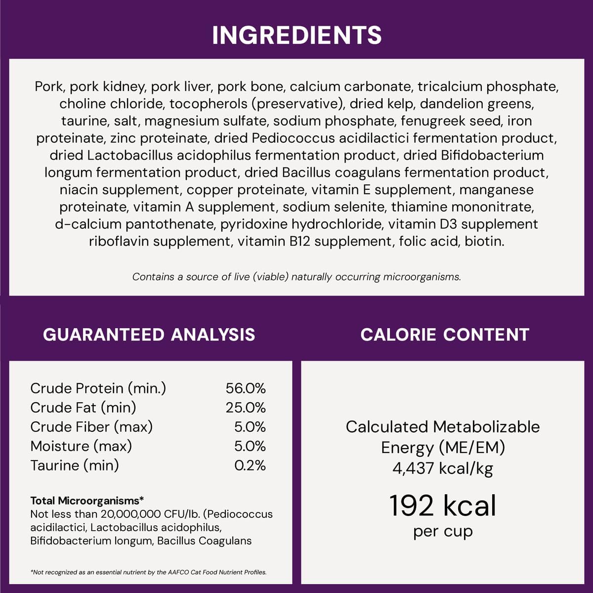 Stella & Chewy's Freeze-Dried Raw Cat Dinner Morsels - Premium Chicken Recipe with 98% Cage-Free Meat & Organs - Natural Grain-Free Cat & Kitten Food - Made in USA - 18 oz