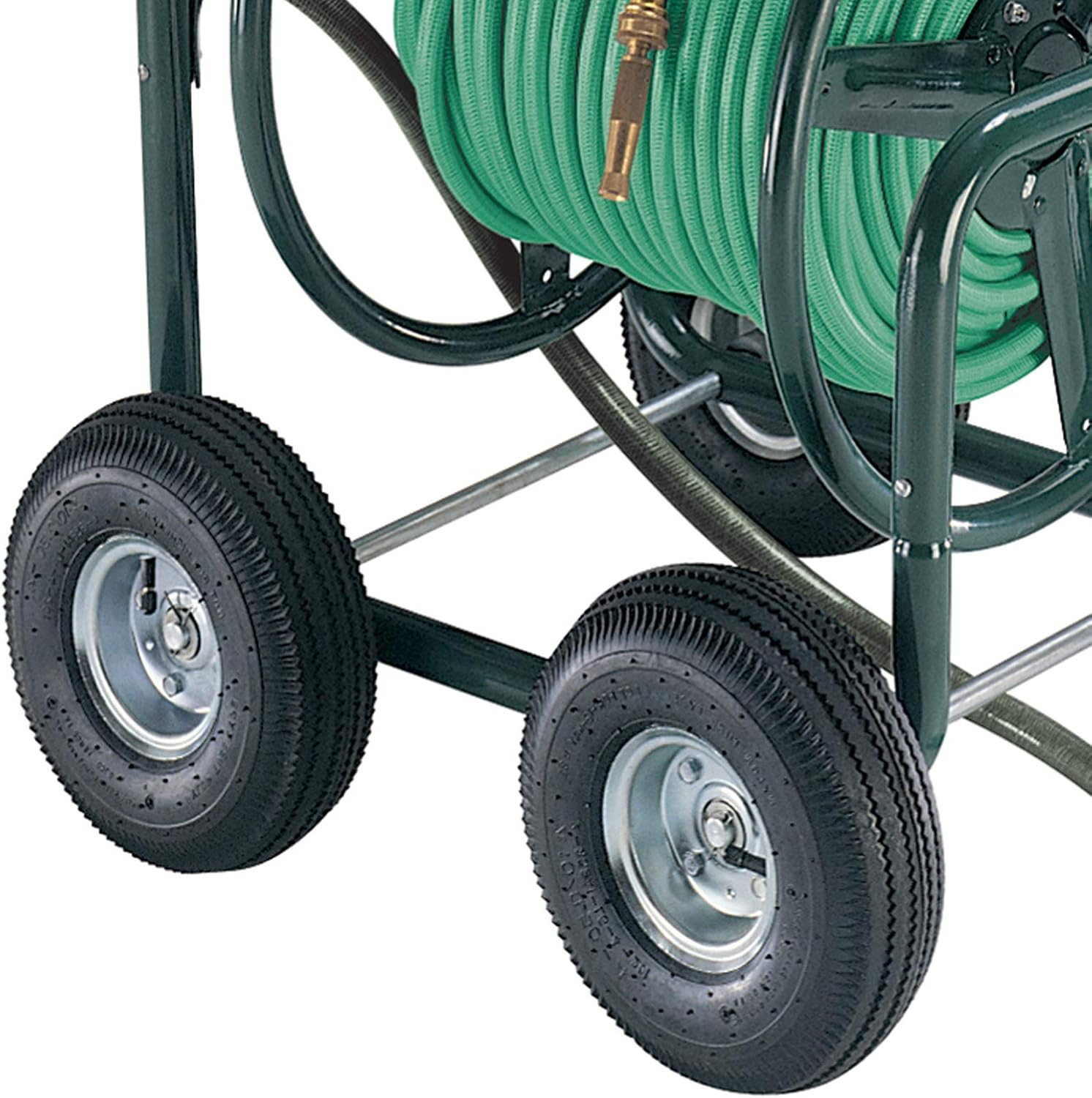 AMES 2380500 Estate 4-Wheel Steel Wagon, 400-Foot Hose Capacity