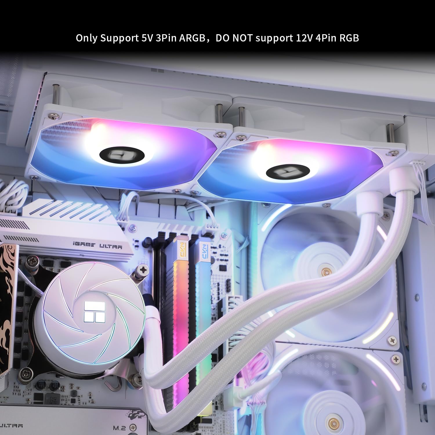 Thermalright Aqua Elite 360 ARGB Liquid CPU Cooler, 360 AIO Cooling Row Size, 3 x 120mm PWM Fans, Computer CPU Cooler,for AMD:AM4/AM5, Intel LGA1851/1150/1151/1200/1700