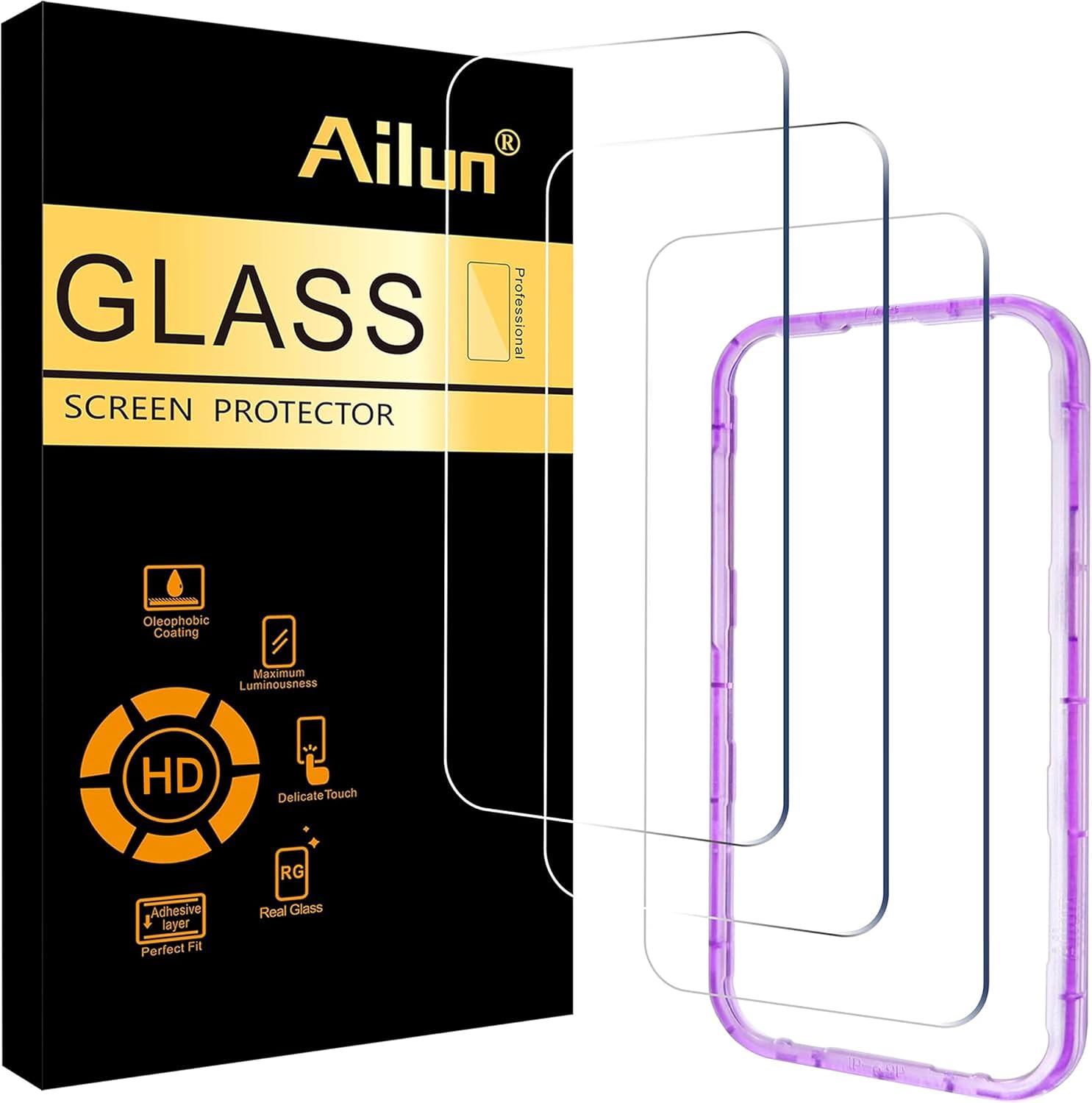 Ailun 3 Pack Screen Protector for iPhone 12 Mini 2020
