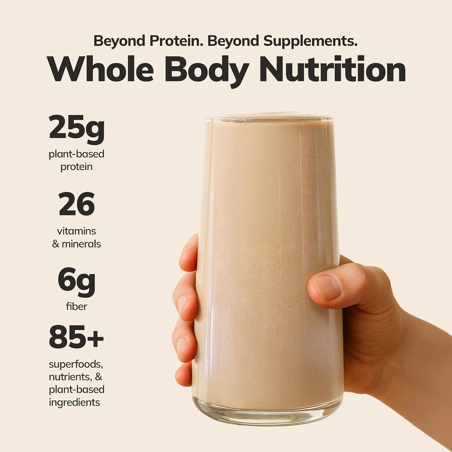 Ka’Chava Whole Body Meal Shake Chocolate 2 lb – Vegan Protein Powder with 85+ Superfoods & Greens – Plant-Based Meal Replacement with Probiotics & Digestive Enzymes – Gluten & Dairy Free (15 Servings)