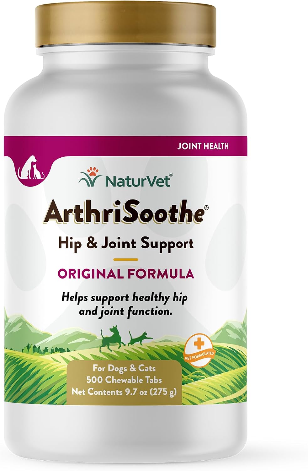 NaturVet – Senior Wellness Hip & Joint Advanced Plus Omegas | Help Support Your Pet’s Healthy Hip & Joint Function | Supports Joints, Cartilage & Connective Tissues | 120 Soft Chews