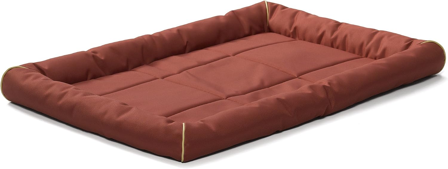 MidWest Homes for Pets Intermediate QuietTime MAXX Ultra-Rugged Dog Bed, Water & Odor Resistant, Bolstered Edge, Non-Slip Bottom, Fits 36-inch Crates, Black