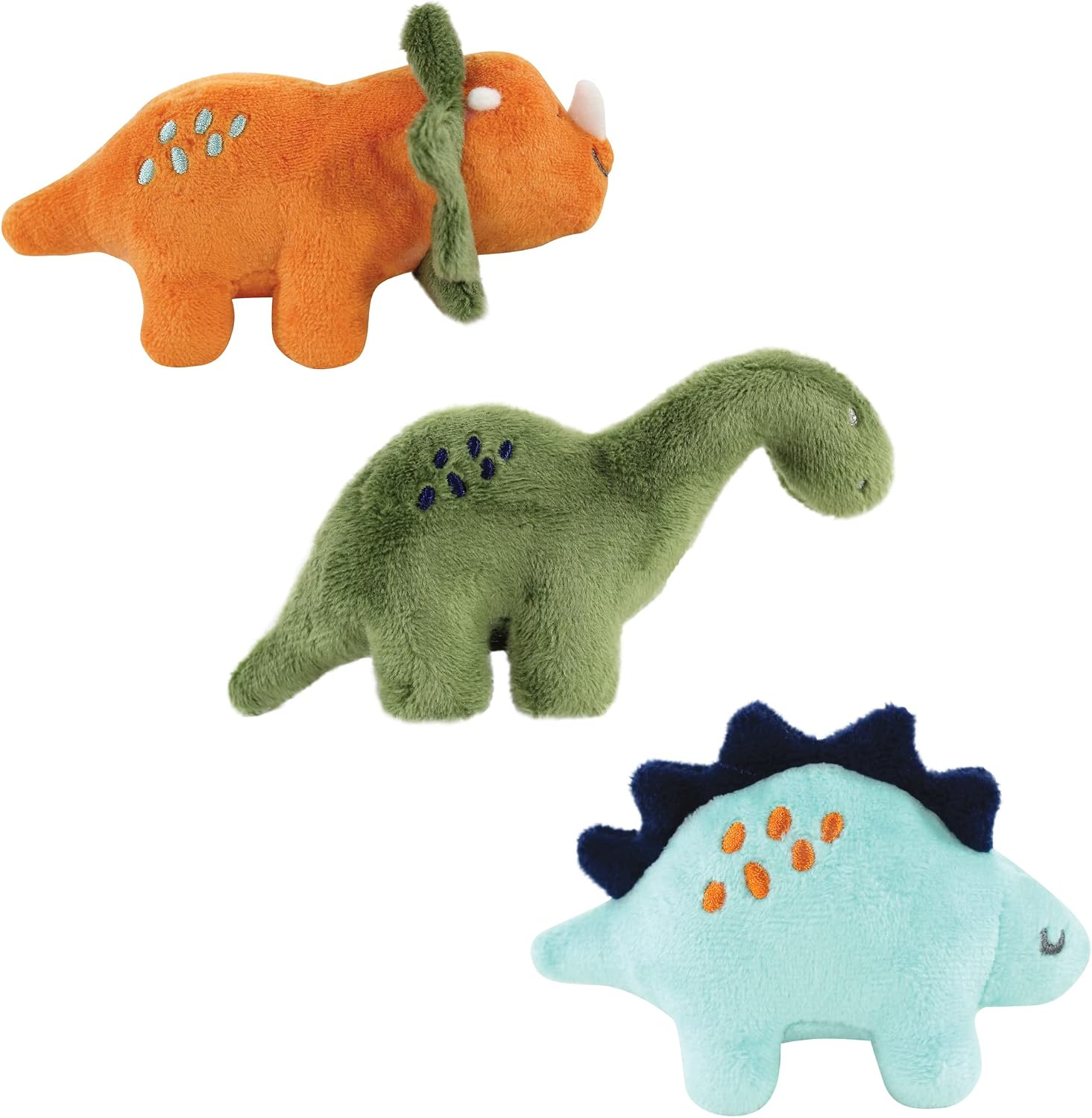 Luvable Friends Unisex Baby Squeaky Plush Dog Toy With Rope