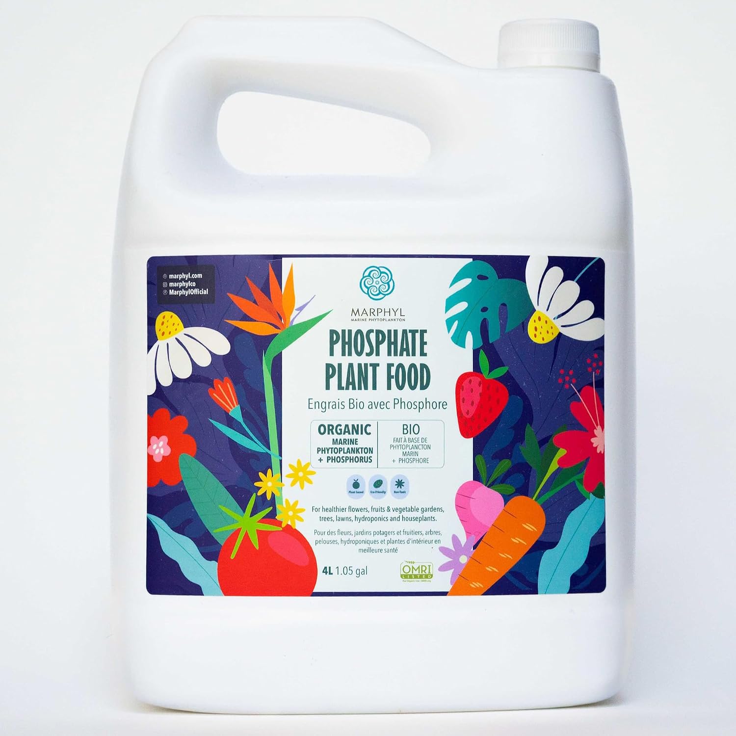 MARPHYL All-Purpose Plant Food – Organic Nutrient-Rich Fertilizer & Soil Enhancer for Indoor & Outdoor Flowers, Vegetables, Succulents, Bamboo & Hydroponics