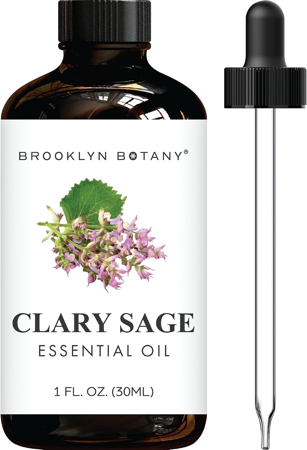 Brooklyn Botany Peppermint Essential Oil - Huge 4 Fl Oz - 100% Pure and Natural - Premium Grade with Dropper - for Aromatherapy and Diffuser