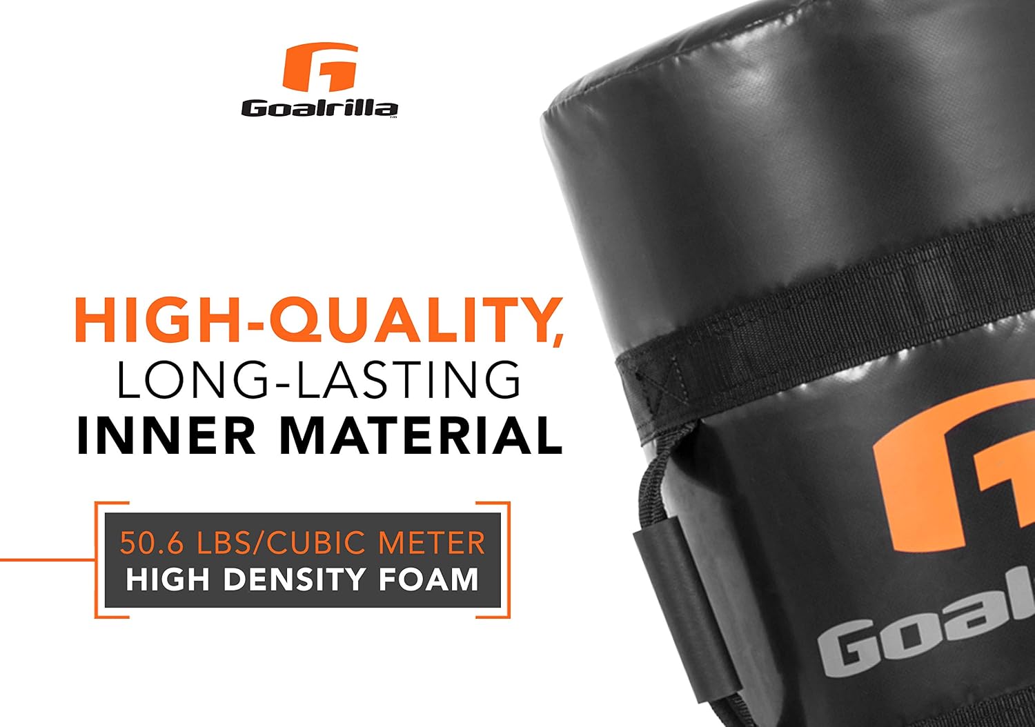 Goalrilla Durable Tackling Dummy with Heavy-Duty Handles for Football Contact Drills, Kickboxing, and More (TR0001W)