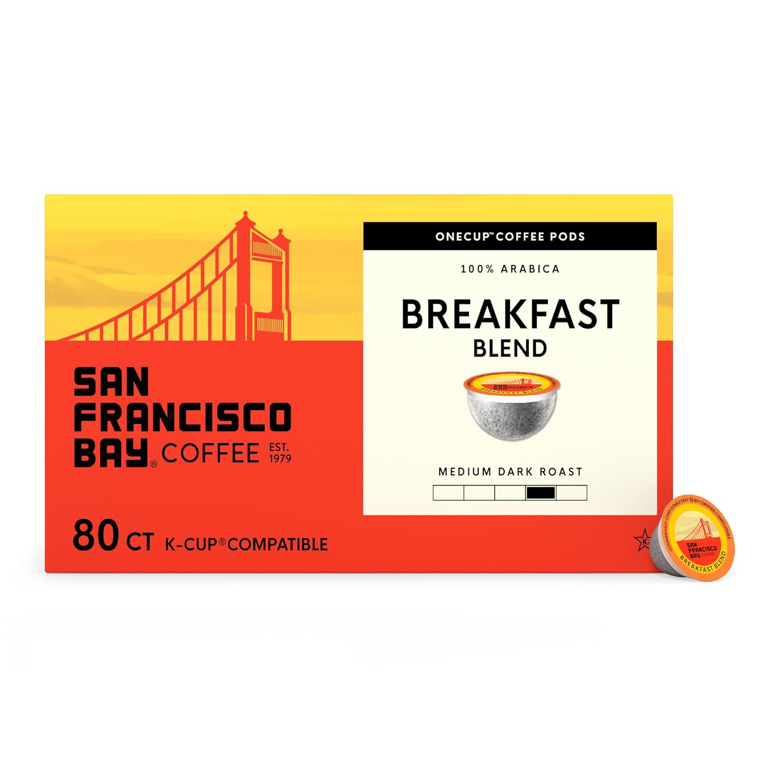 San Francisco Bay French Roast K-Cup Compatible Coffee Pods, 36 ct