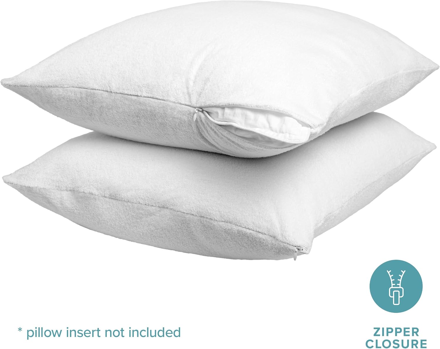 Bare Home Queen Size Mattress Protector - 100% Waterproof & Breathable - Premium Cooling Mattress Cover - Protects Against Spills - Vinyl Free Noiseless - Protect Your Mattress (Queen, White)