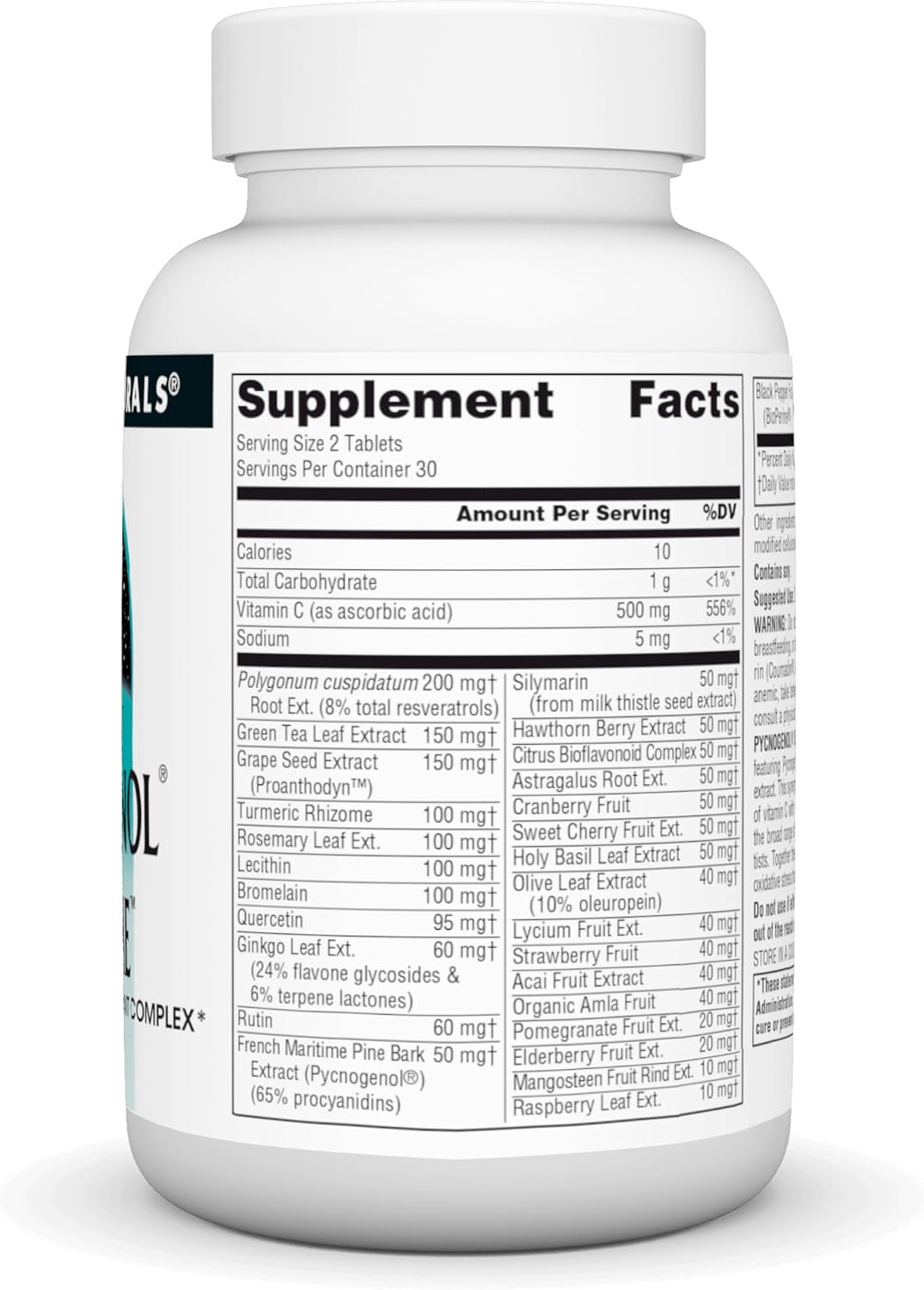 Source Naturals, Pycnogenol Supreme - 60 Tablets | Berry & Botanical Antioxidant Complex*