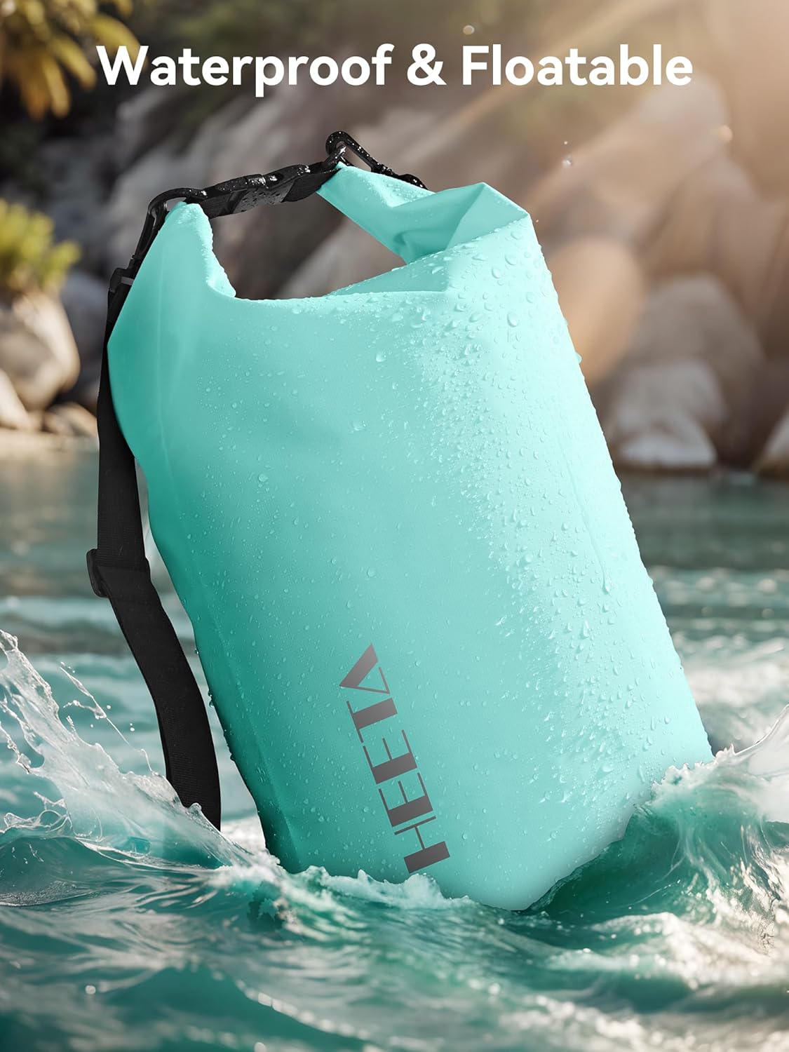 HEETA Waterproof Dry Bag Backpack with Emergency Whistle 5L/10L/20L/30L/40L