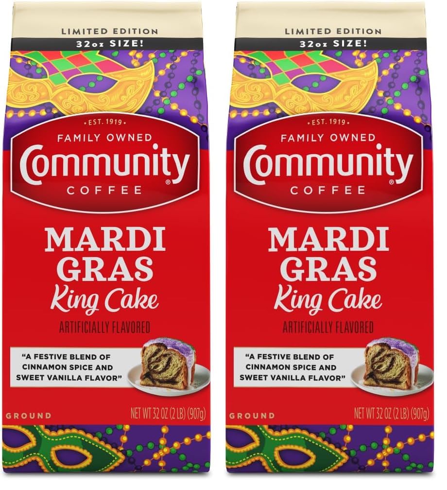 Community Coffee Caramel Cookie Butter Flavored 12 Ounces, Medium Roast Ground Coffee, 12 Ounce Bag (Pack of 1)