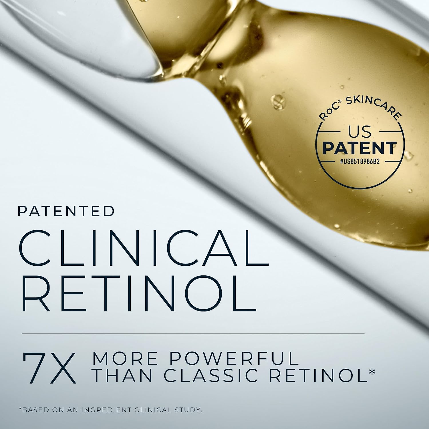 RoC Retinol Correxion Wrinkle Filler for Deep Wrinkles with Hyaluronic Acid | 1oz retinol serum for face, skin care for women and men, visibly reduce fine lines, clinically proven, packaging may vary