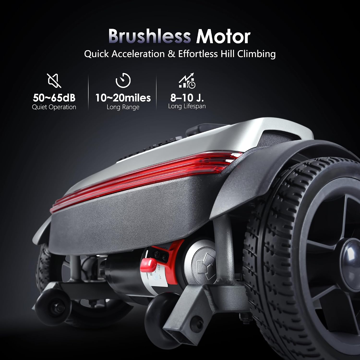 MetroMobility 15-25Miles 330lbs Electric Mobility Scooters for Seniors Blue