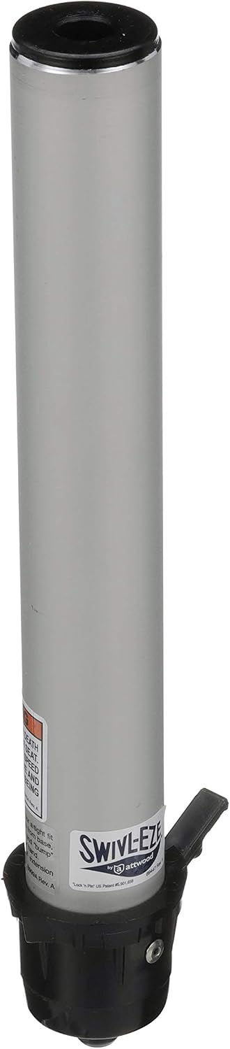Attwood Wedge 2-Inch Series Extension Posts, Fixed Height Seat Posts with Satin Anodized Finish