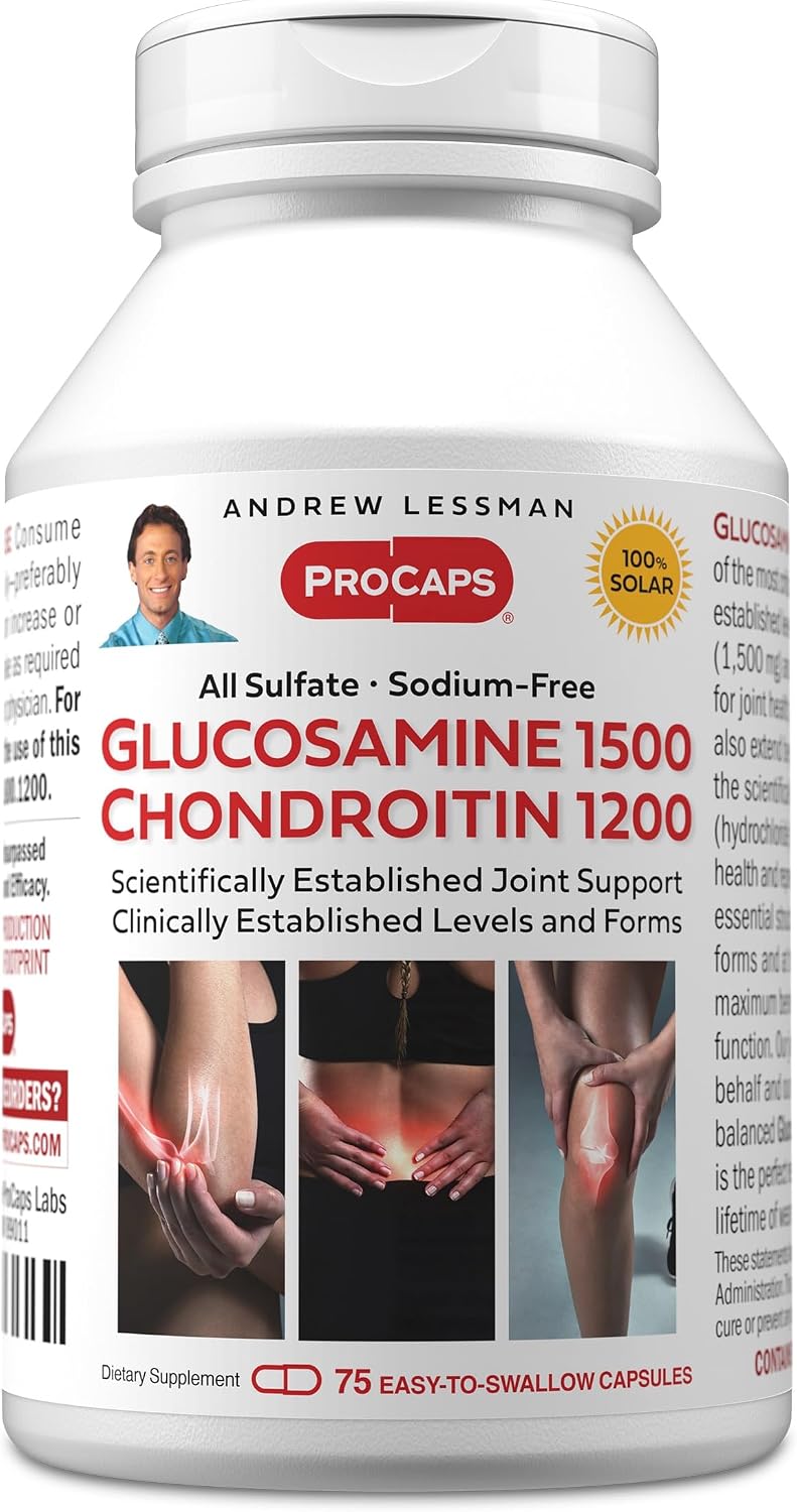 ANDREW LESSMAN Glucosamine 1500 Chondroitin 1200-75 Capsules