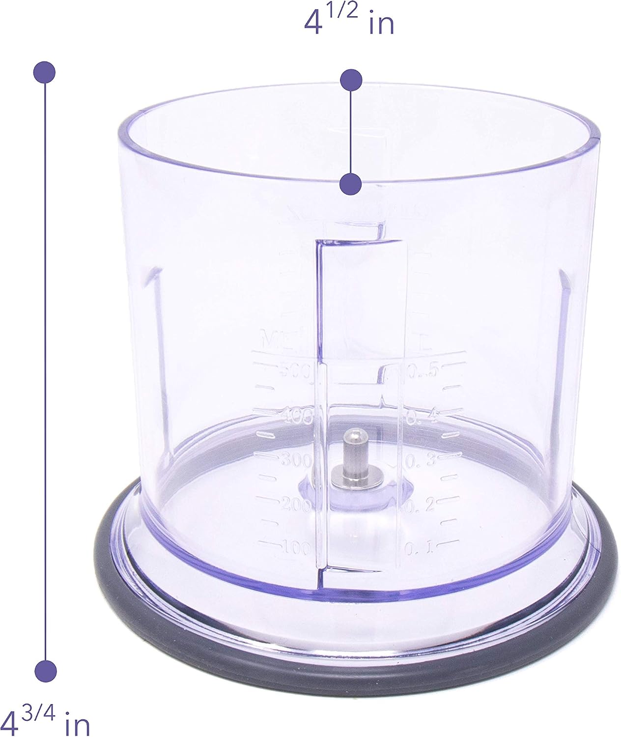 Blender Replacement Parts for Ninja Master Prep Qb900B - 16 oz Food Processor Bowl and Storage Lid