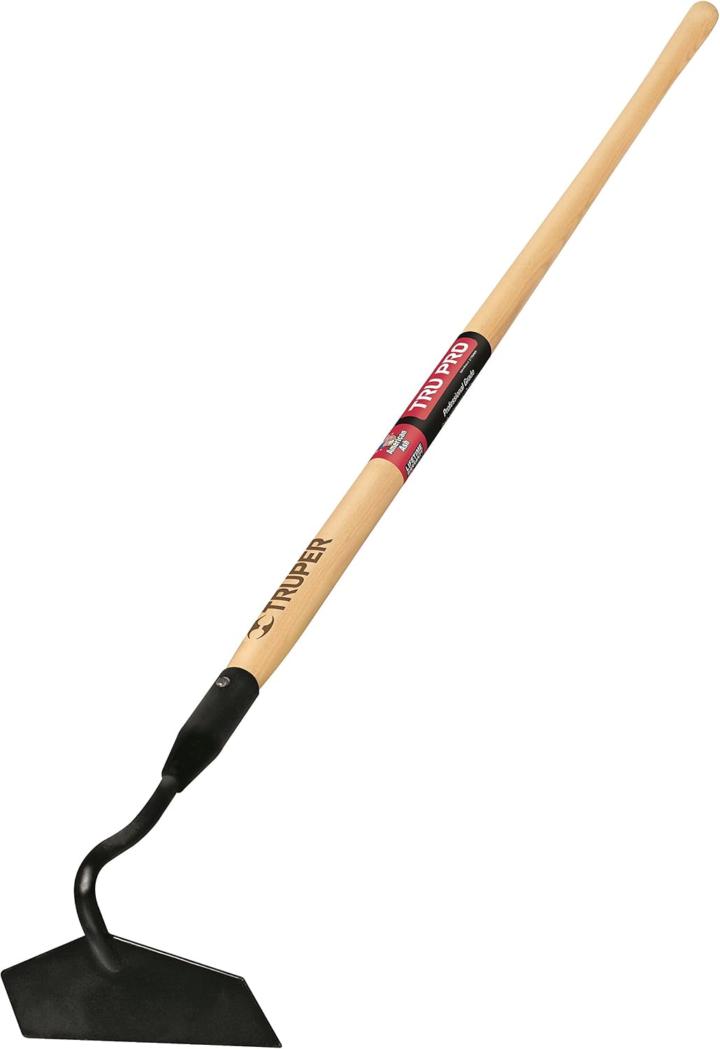 Truper Green Built Welded Garden Hoe, 6-Inch Head, 48-Inch Wood Handle (Model ATJ-PE / 30003)
