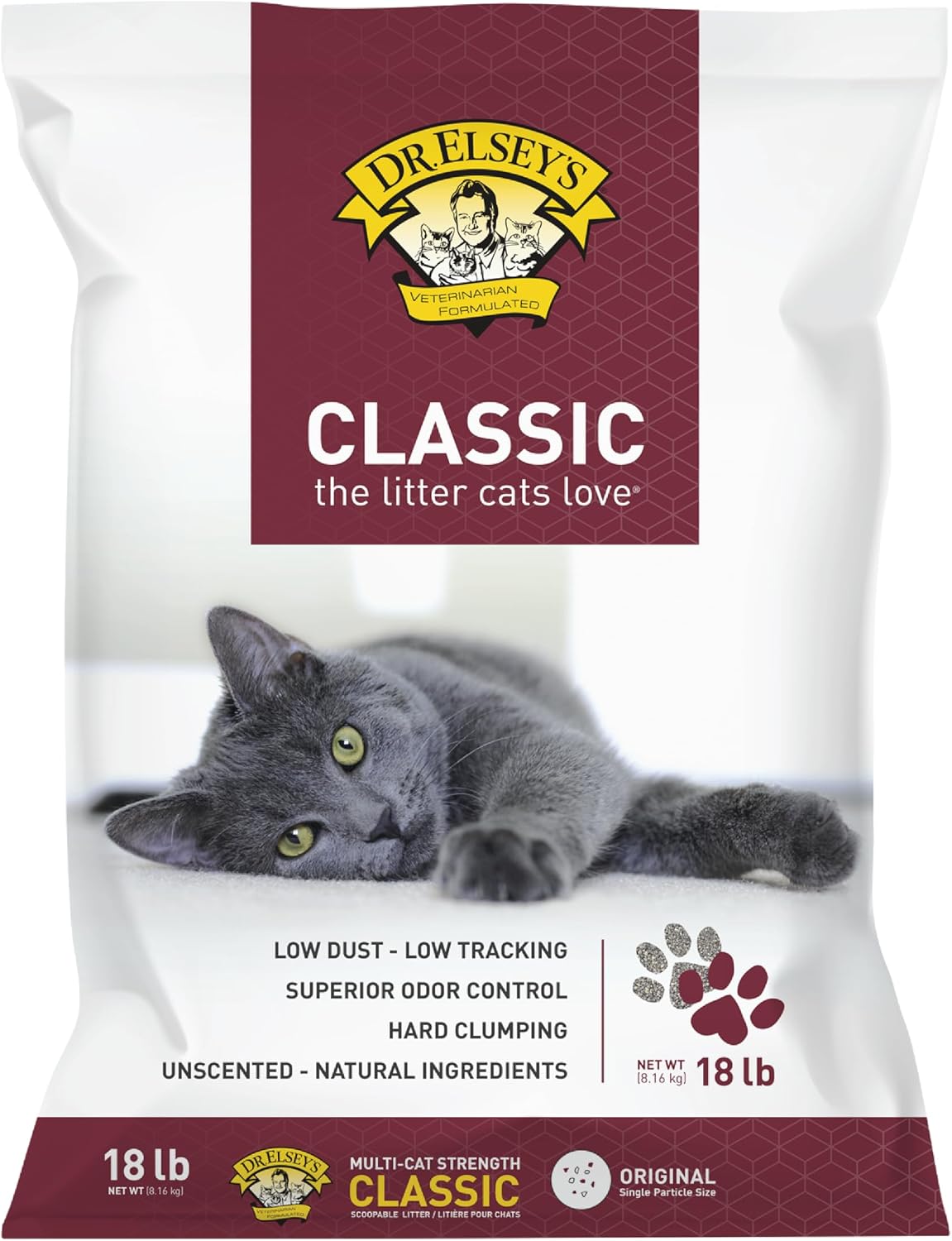 Precious Cat Classic Premium Clumping Cat Litter, 40 lb Bag