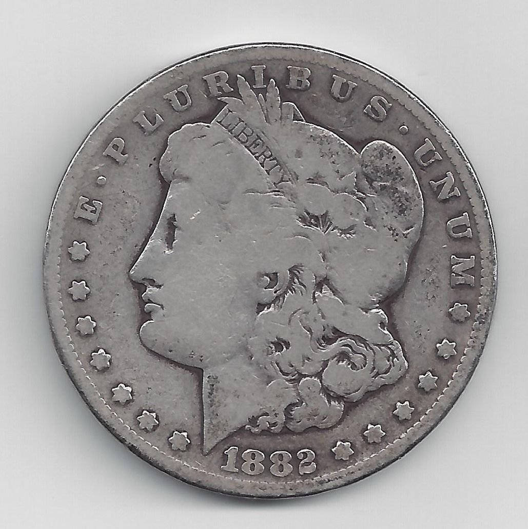 1882-CC Morgan Silver Dollar
