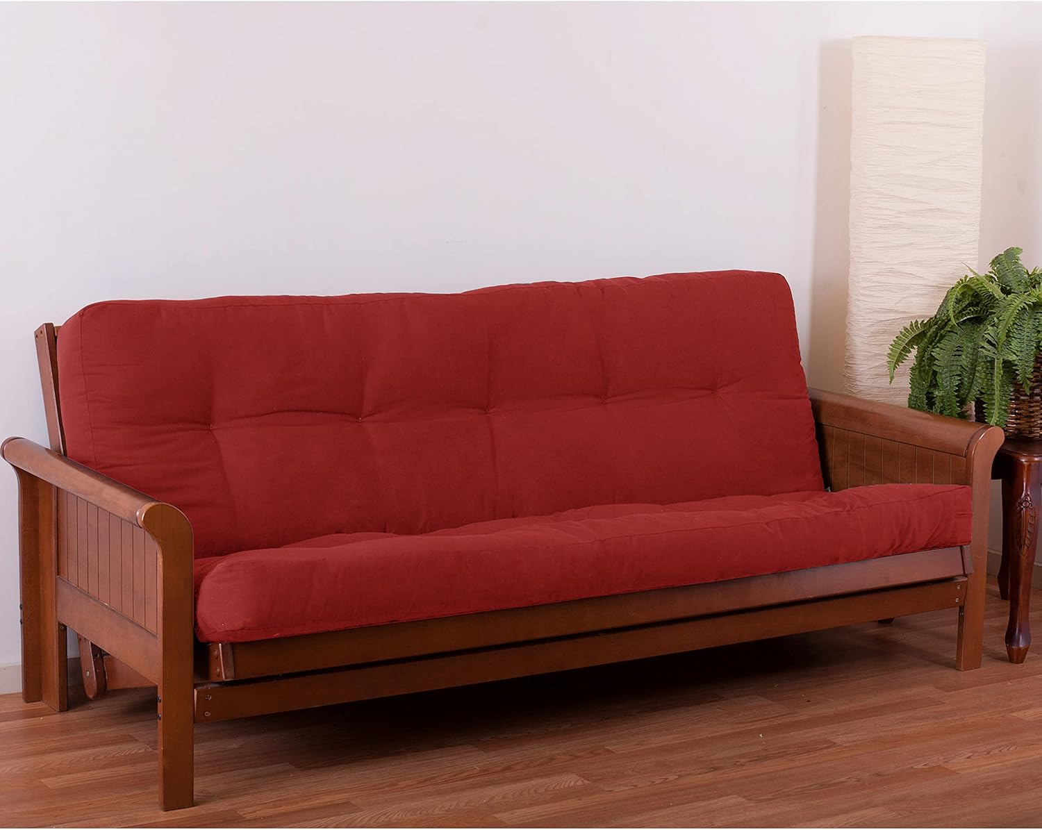 Blazing Needles Renewal 6" Twill Futon Mattress, Queen, Sage