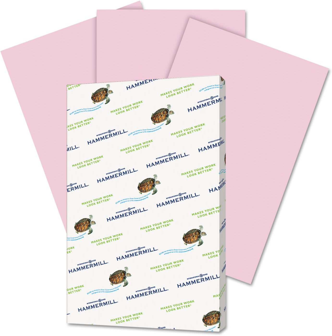 Hammermill Colored Paper, 20 lb Ivory Printer Paper, 8.5 x 11 - Made in the USA, Pastel Paper, 103176R - 1 Ream (500 Sheets)