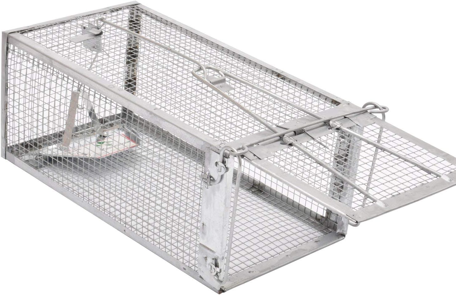 Kensizer Humane Rat Trap, Small Mouse Traps 10.5" L x 5.5" W x 4.5" H | Chipmunk Rodent Trap, Indoor and Outdoor, Mouse Voles Hamsters, Live Cage Catch and Release, 1-Pack