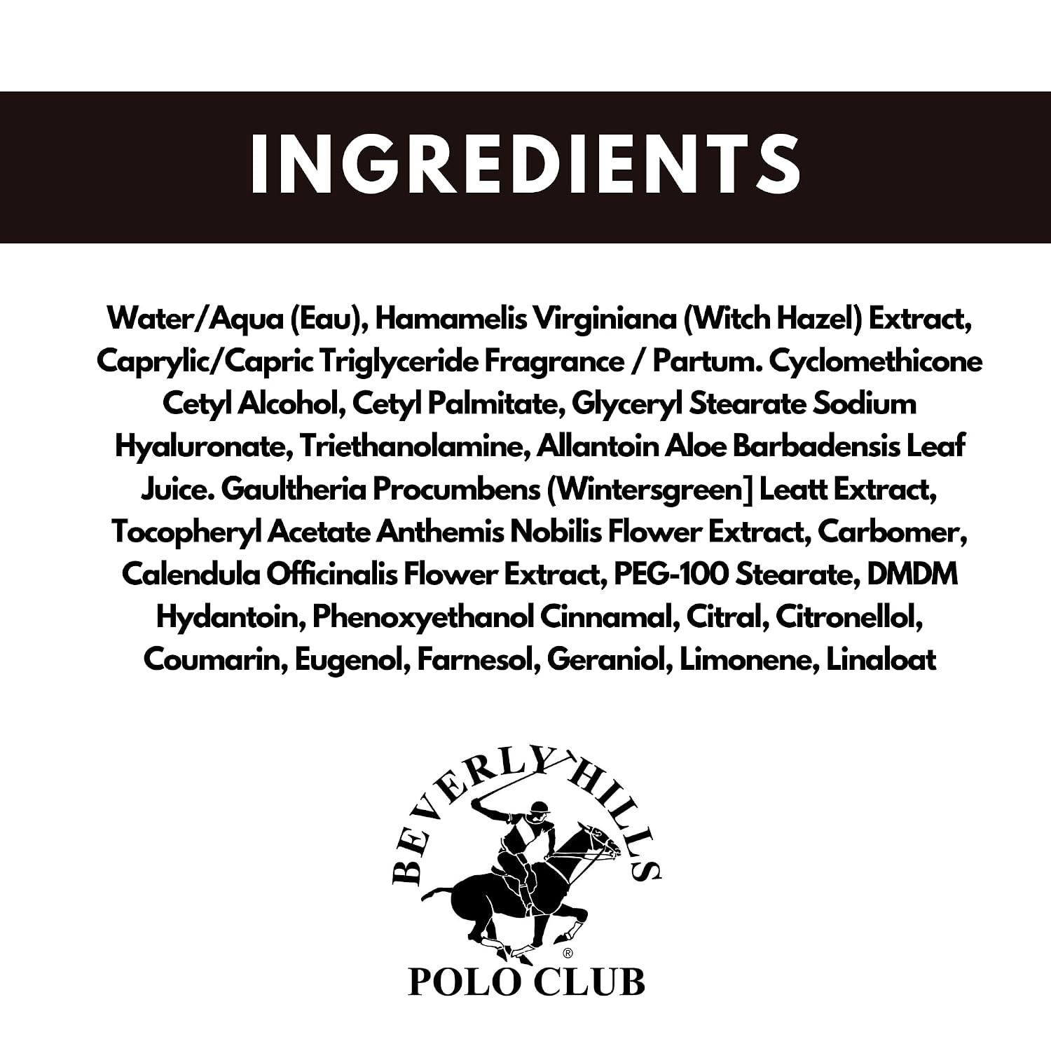 Beverly Hills Polo Club Classic Soothing After Shave for Men | Authentic Musk & Woody Scent | Calms & Refreshes Skin, Long-Lasting | 5oz Travel Size