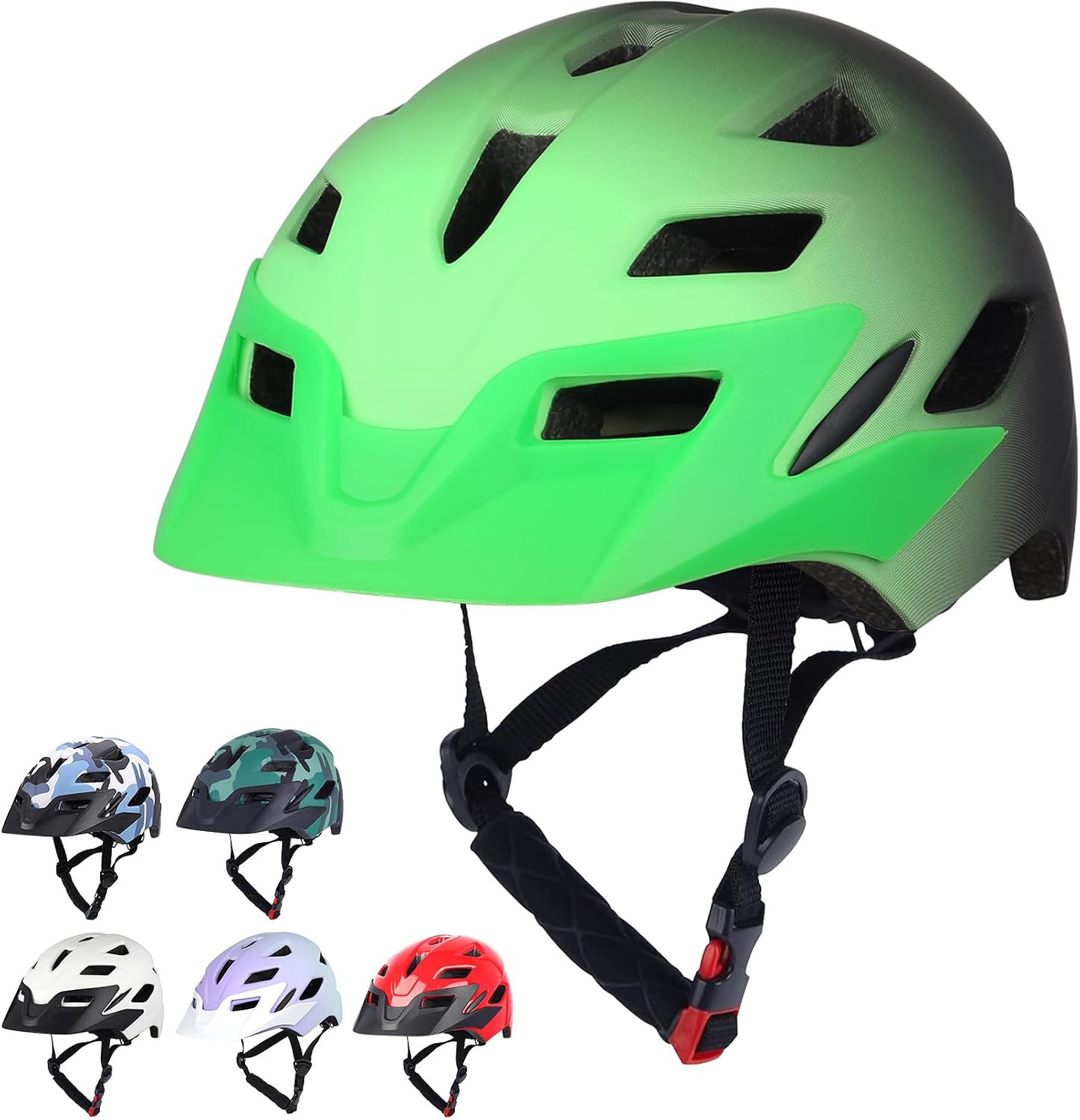 Kids Bike Helmet, Toddler Youth Helmet for Boys Girls, Ages 3-5, 5-8, 8-14