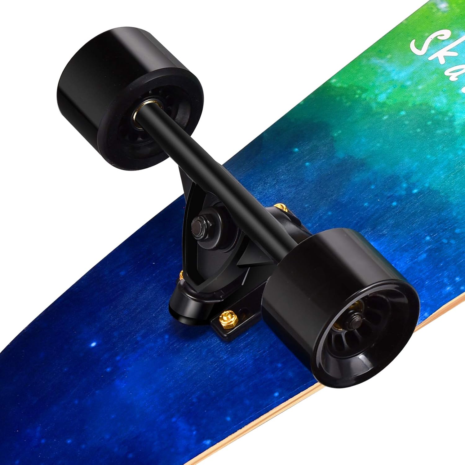 seething 42 Inch Longboard Skateboard Complete Cruiser Pintail, The Original Artisan Maple Skateboard Cruiser Pintail for Cruising, Carving