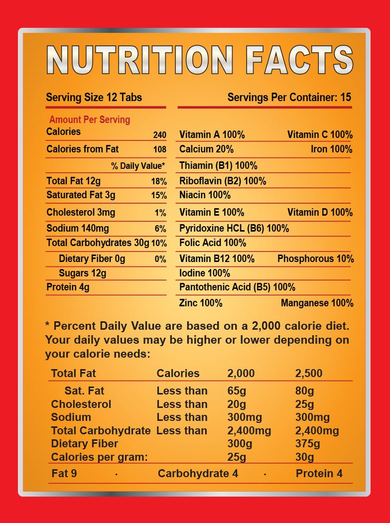 Survival Tabs – Emergency Food Supply – 10-Day Chocolate Tabs, High-Protein | Loaded with 15 key vitamins and minerals for everyday energy needs - fits neatly in backpacks, glove boxes, or pantry shelves