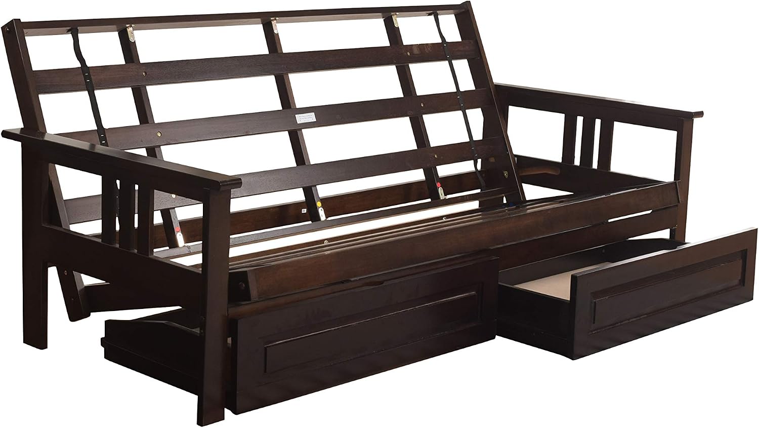 Kodiak Futons Monterey Futon Frame, No Drawers, Barbados