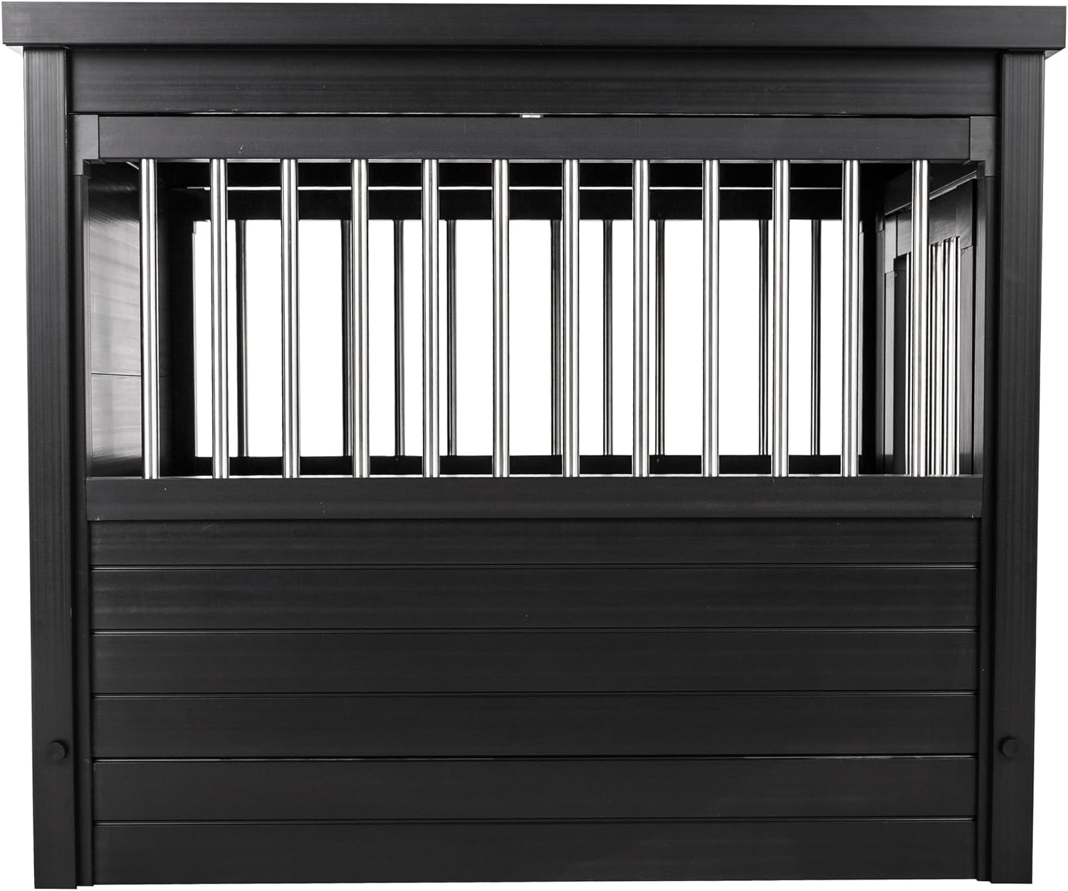 New Age Pet ecoFLEX Pet Crate/End Table, Small, Grey, Model:EHHC405S