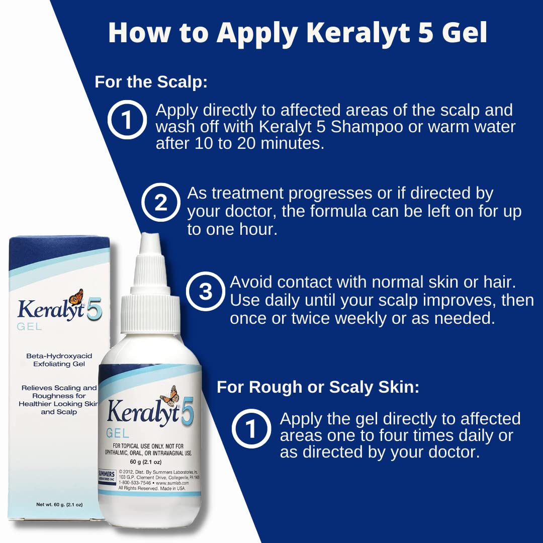 5 Anti-Dandruff Shampoo - Max Strength 5% Salicylic Acid Scalp Build-Up Clearing - Promotes Relief from Dandruff, Psoriasis, Seborrheic Dermatitis, Dryness, and Itchiness, 177 milliliters