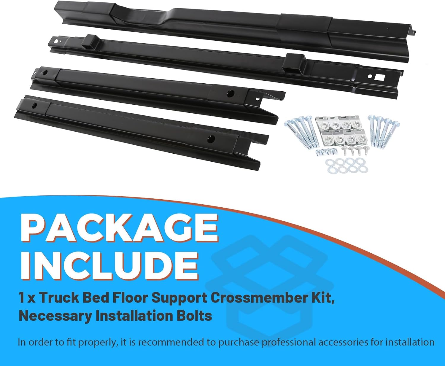 ECOTRIC Short Bed Crossmember Kit Compatible with 99-18 F-250 F-350 F-450