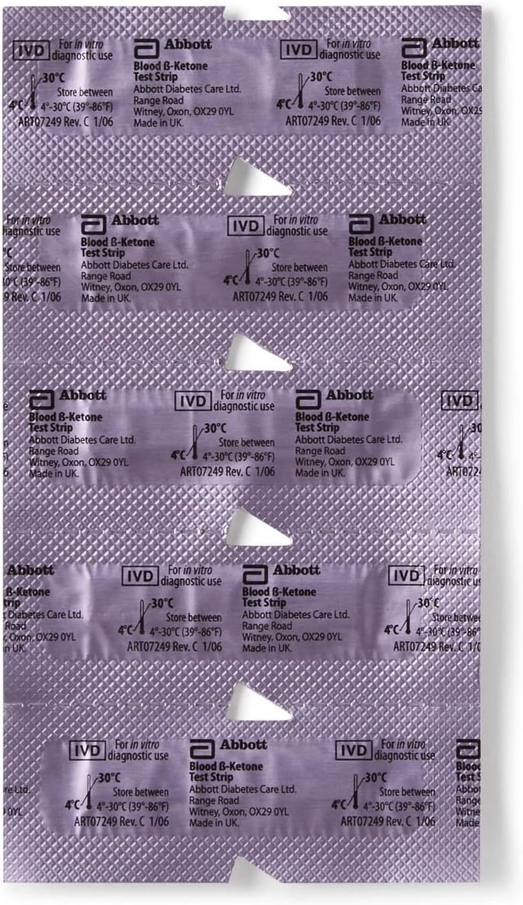 Precision Xtra End/Top Fill Blood Ketone Strip