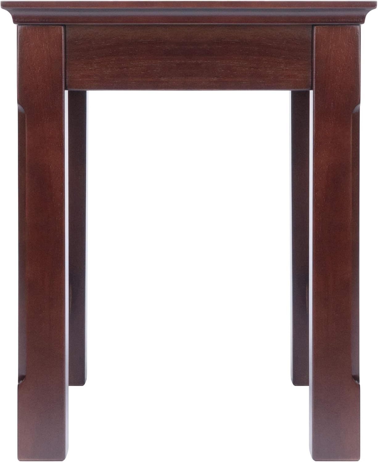 Winsome Xola Nesting Tables, Cappuccino | Small Square Coffee or End Table Set for Bedroom, Living Room, Den, Elegant Furniture for Any Home Decor
