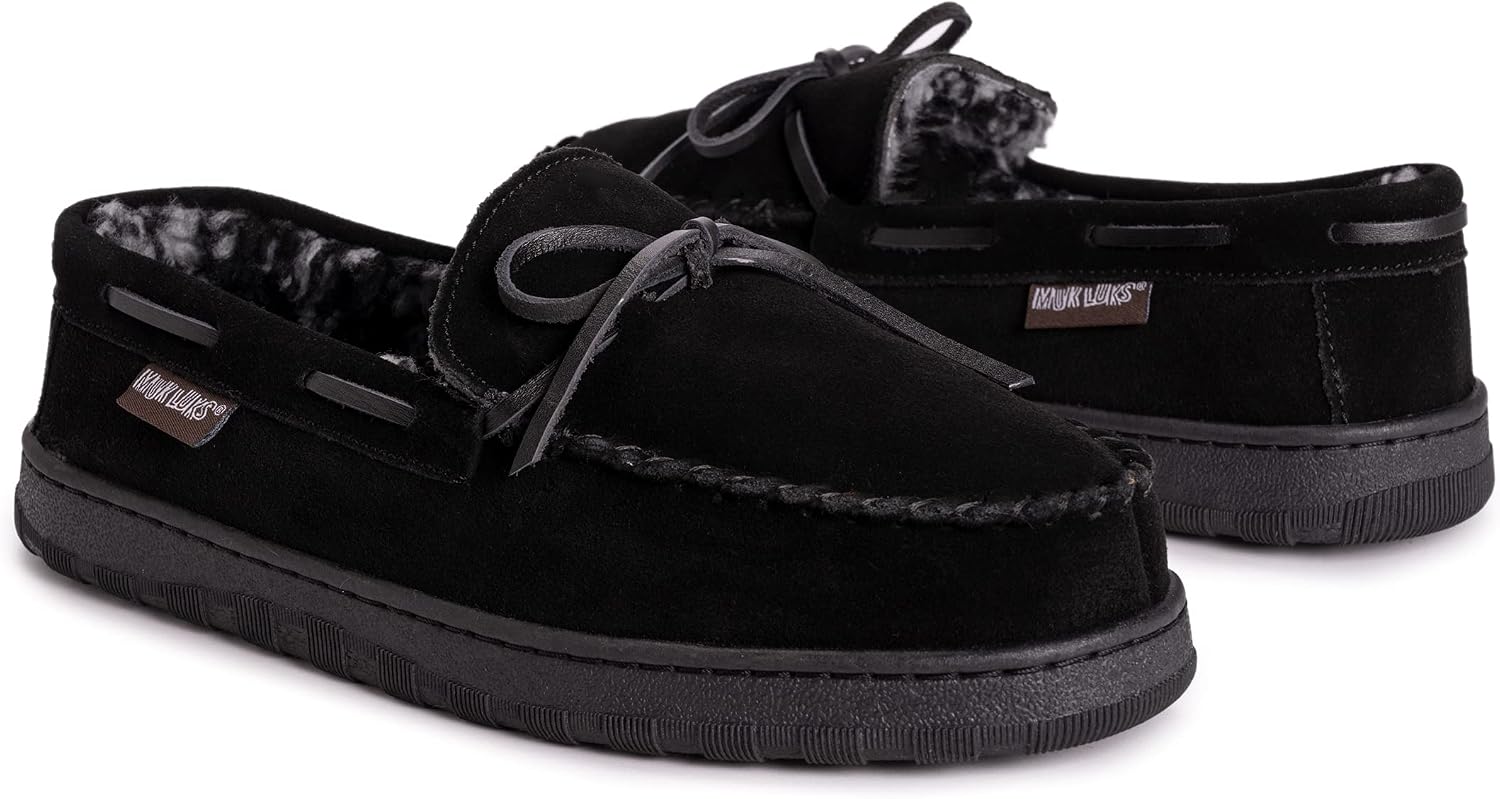 MUK LUKS Men's Paul Slipper, Multi Colors