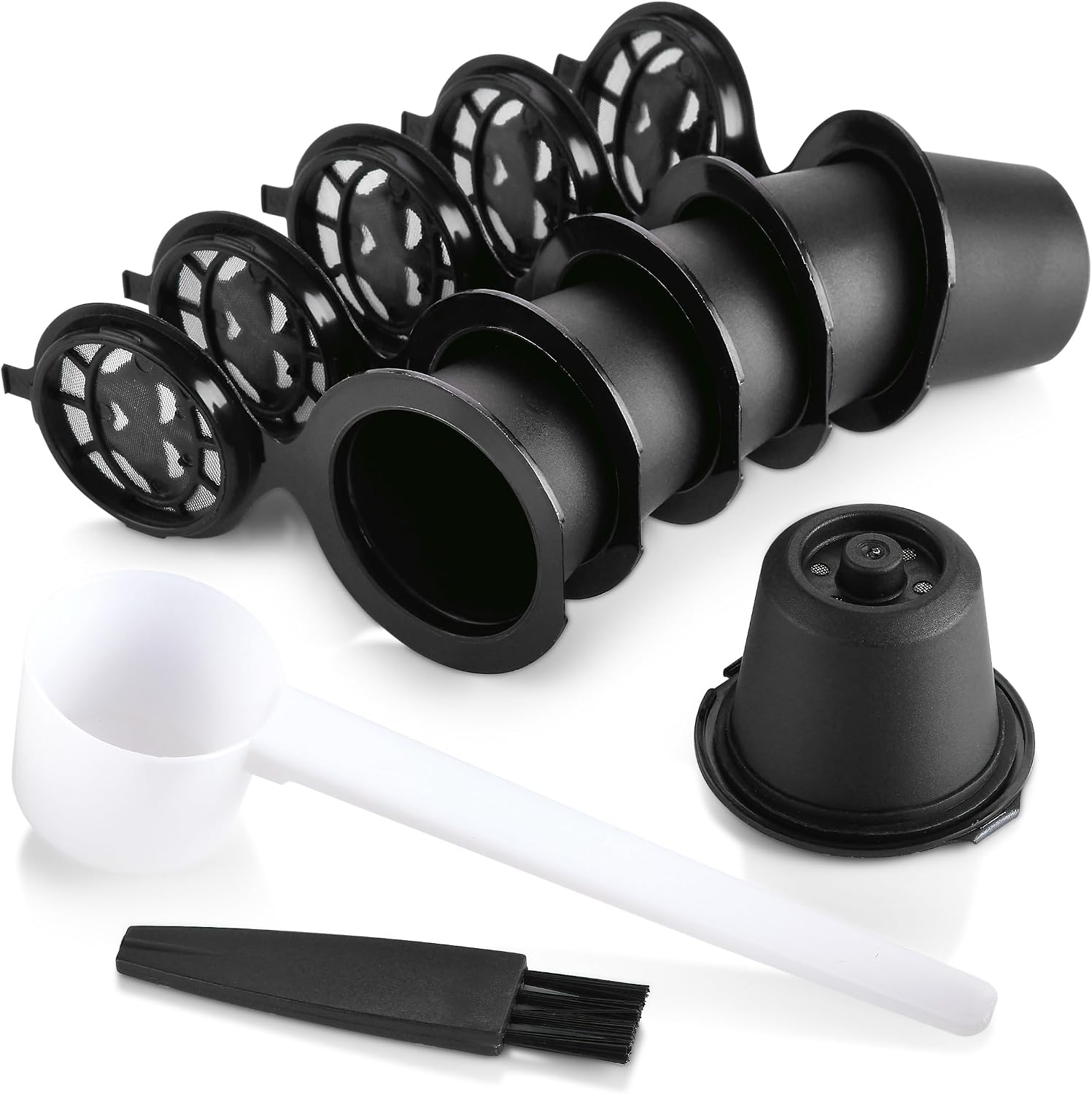 Nespresso Capsules Refillable - Reusable Coffee Pods For Nespresso Cups - OriginalLine Compatible - Pack of 6