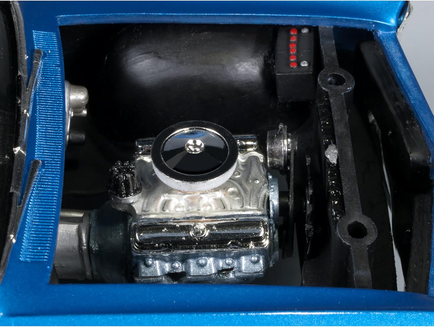 MPC: 1:25 Scale Model Kit - 1967 Pontiac GTO - Blue, 85+ Parts - Skill Level 2, Authentic Vehicle Building Kit, Replica Classic Car, Age 14+