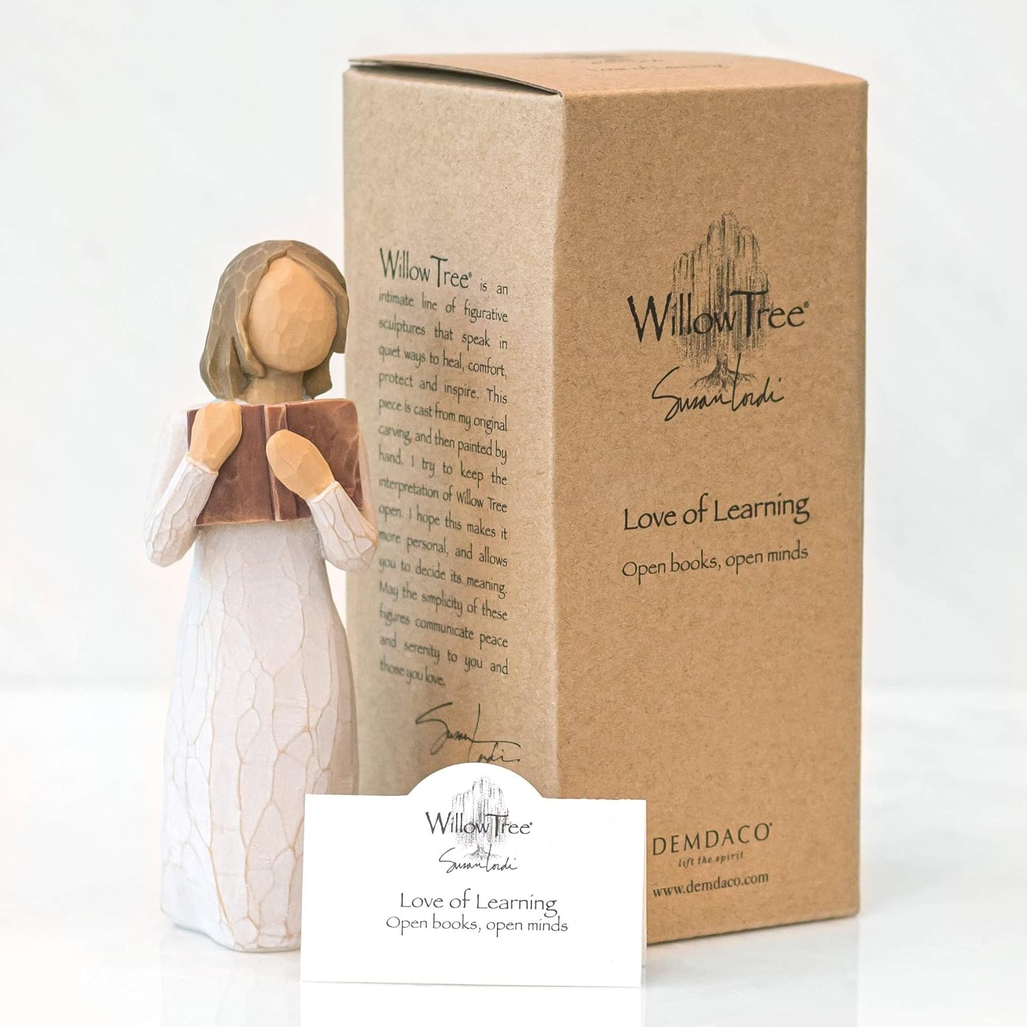Willow Tree Lavender Grace, Sculpted Hand-Painted Figure | Cast from a Susan Lordi Original Carving, Thoughtful Keepsake Gift for Loved Ones, Celebrations and Moments of Comfort