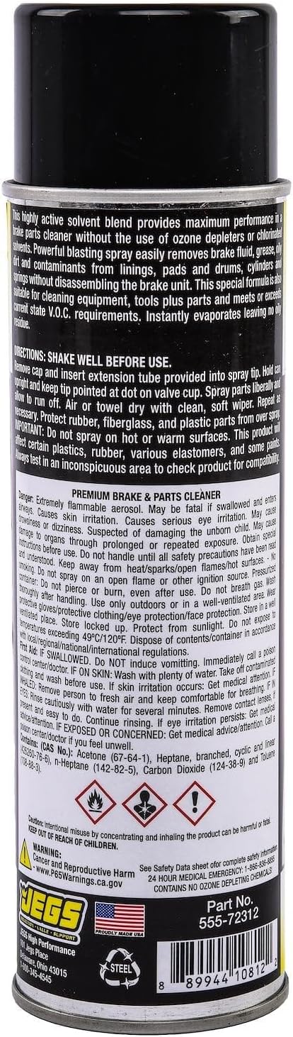 JEGS Brake and Parts Cleaner [14 oz. Aerosol Can]