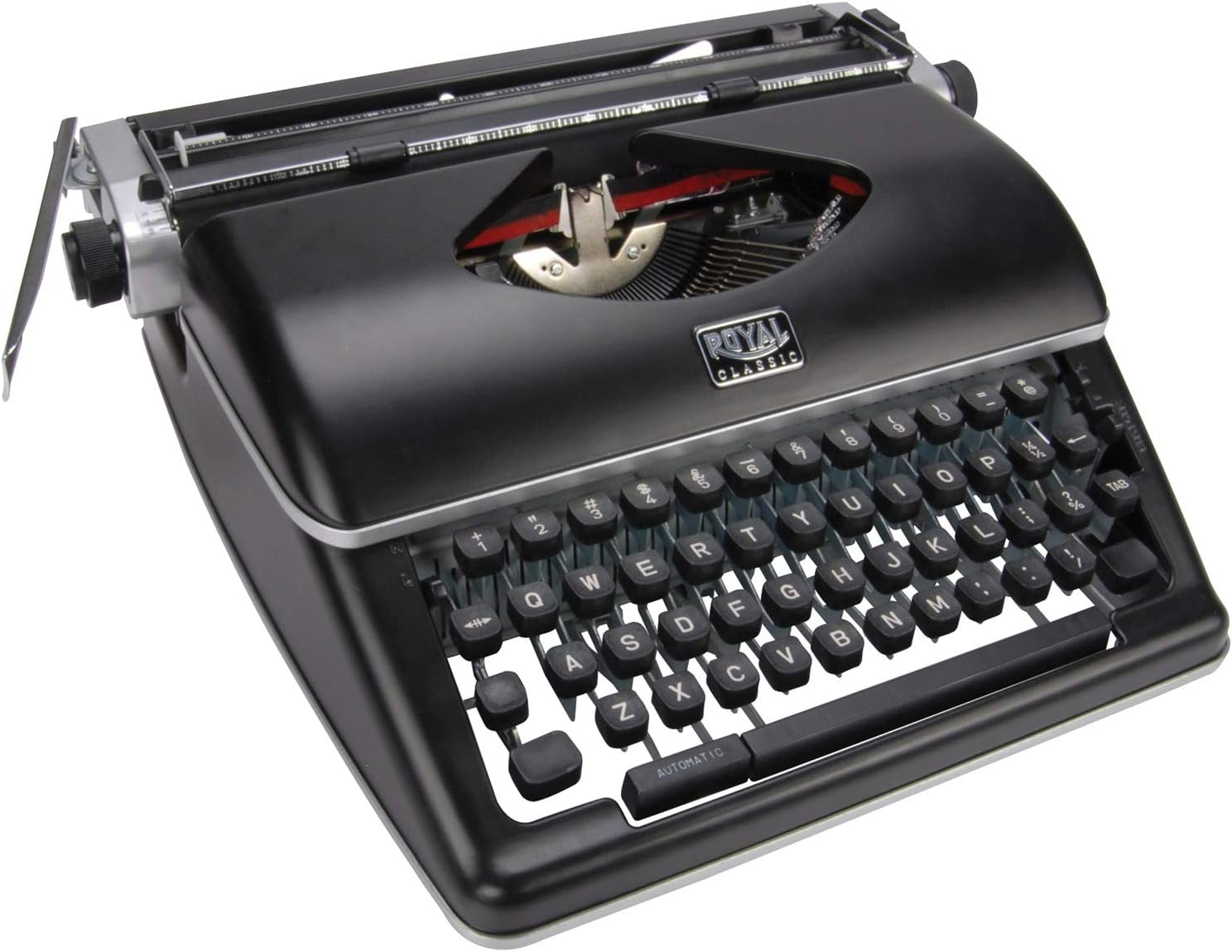Royal Consumer Information Products Classic Retro Manual Typewriter (Black), Model Number: 79104P | Portable mechanical operation