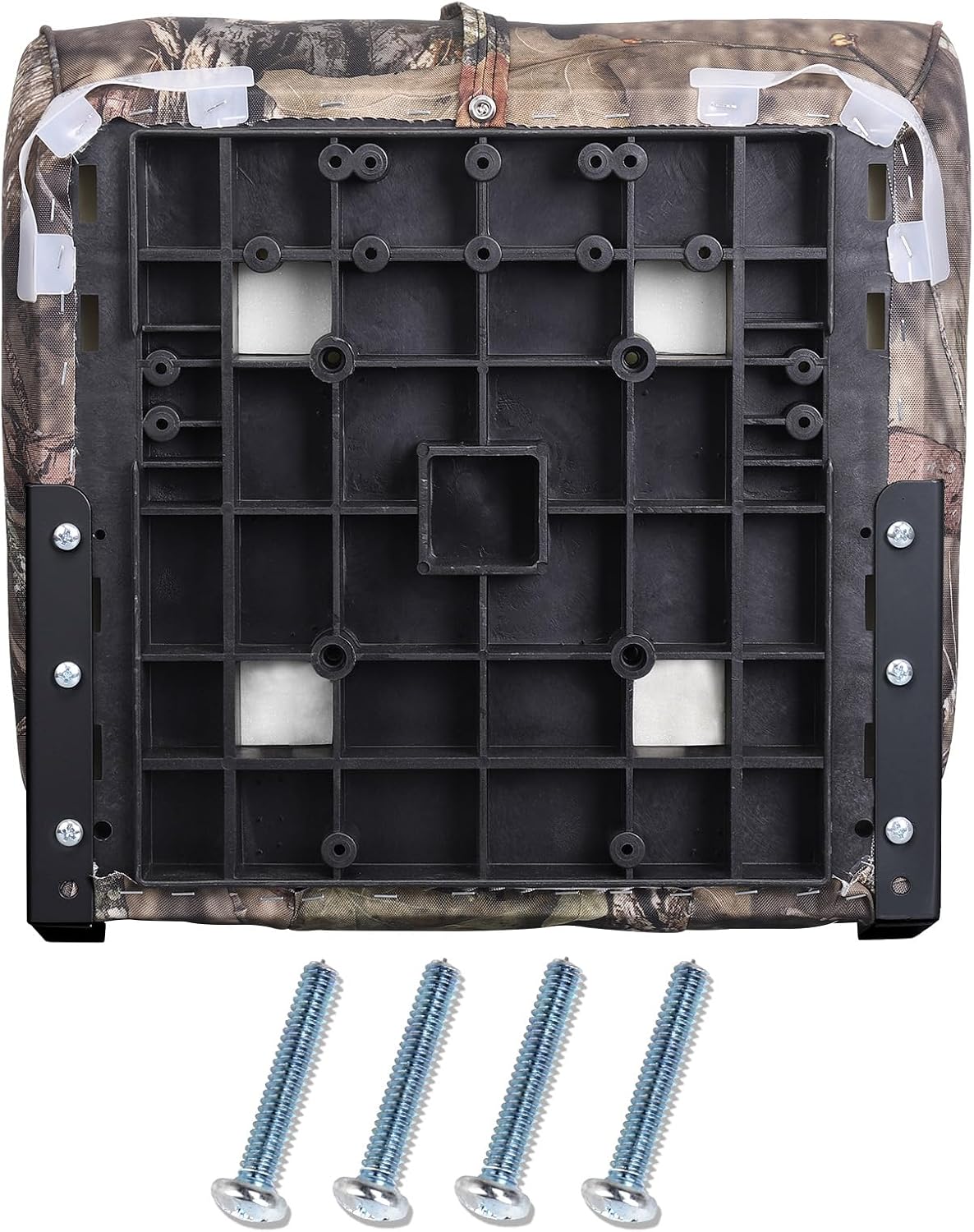 Leader Accessories Low/High Back Folding Fishing Marine Boat Seat 2 Pack